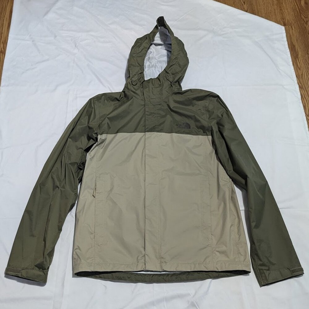 The North Face Venture 2 Hooded Rain Jacket - Olive & Khaki, Packable